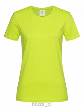Damski T-shirt kolor limonkowy STEDMAN